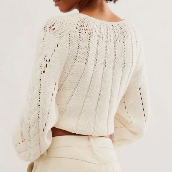 We The Free " Wynne" Vegan Leather Skirt-lvory-Size 31 - Picture 9 of 9